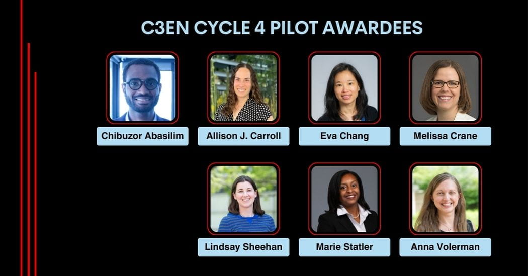 C3EN Announces Cycle 4 Pilot Awardees